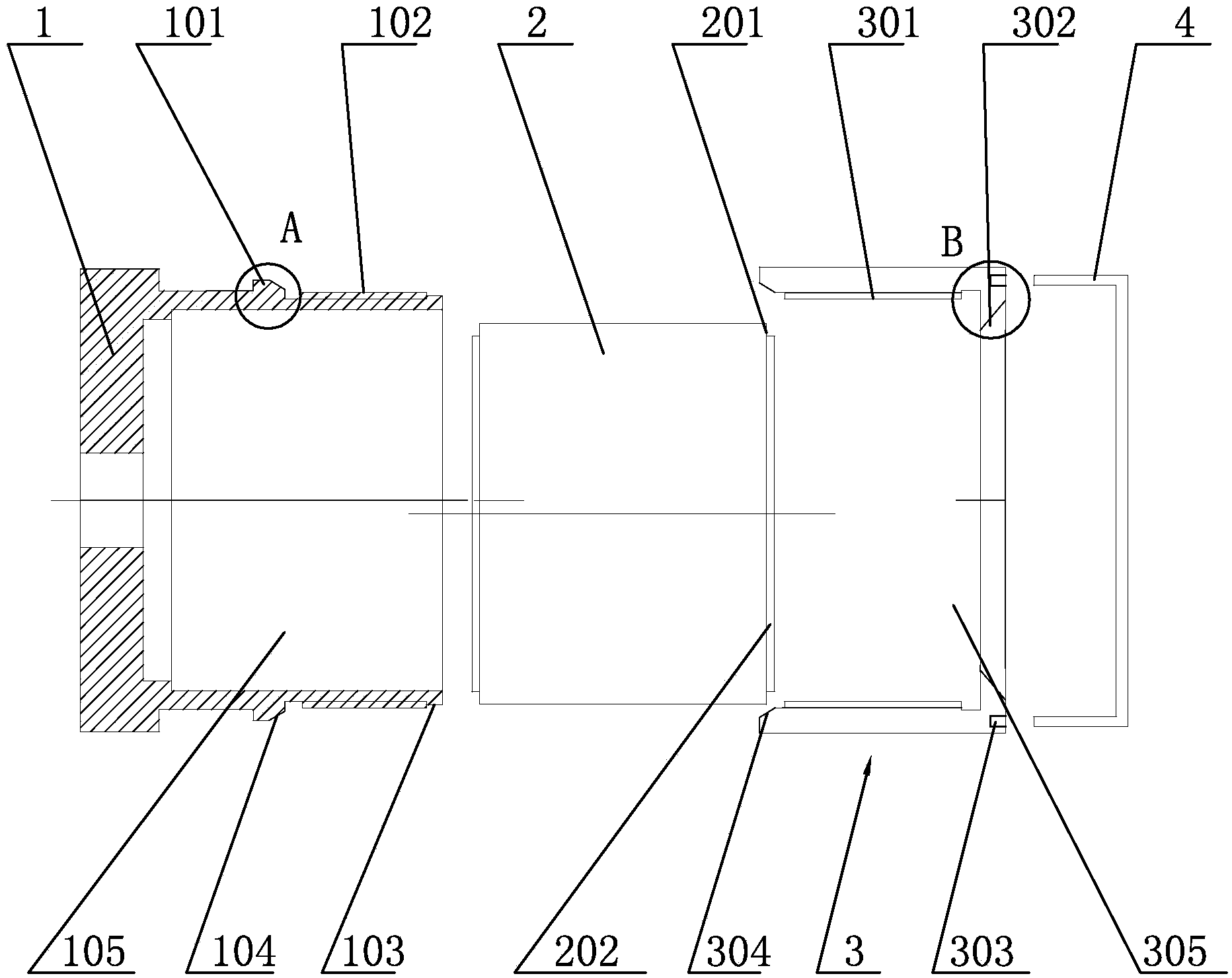 Tool structure for machining end faces of high-concentricity shaft parts