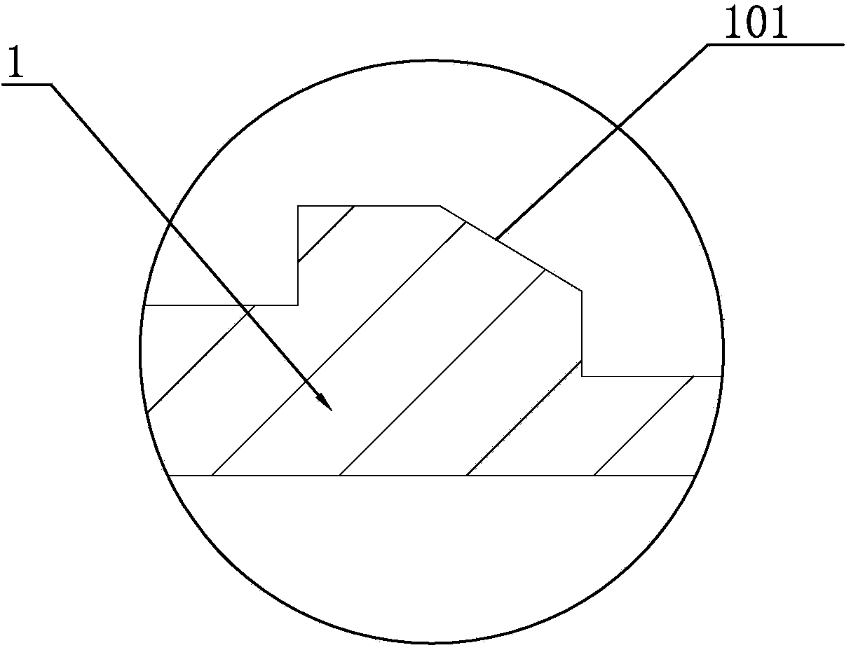 Tool structure for machining end faces of high-concentricity shaft parts