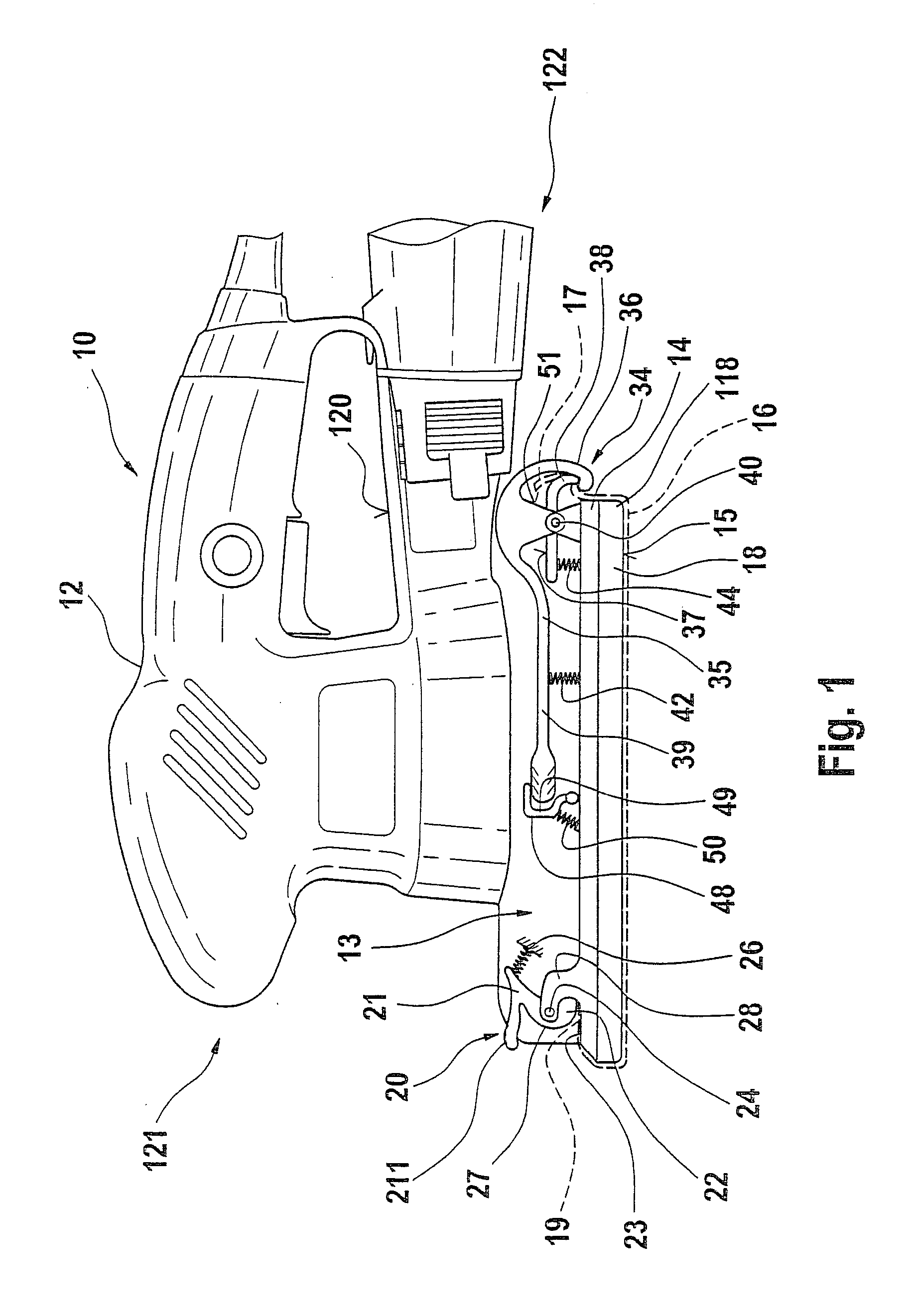 Sanding machine tool