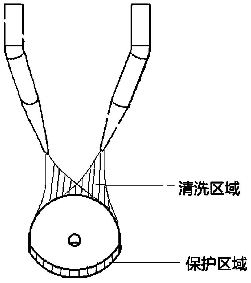 Multi-nozzle water jet type removing device of cuticle on body surface of sea cucumber