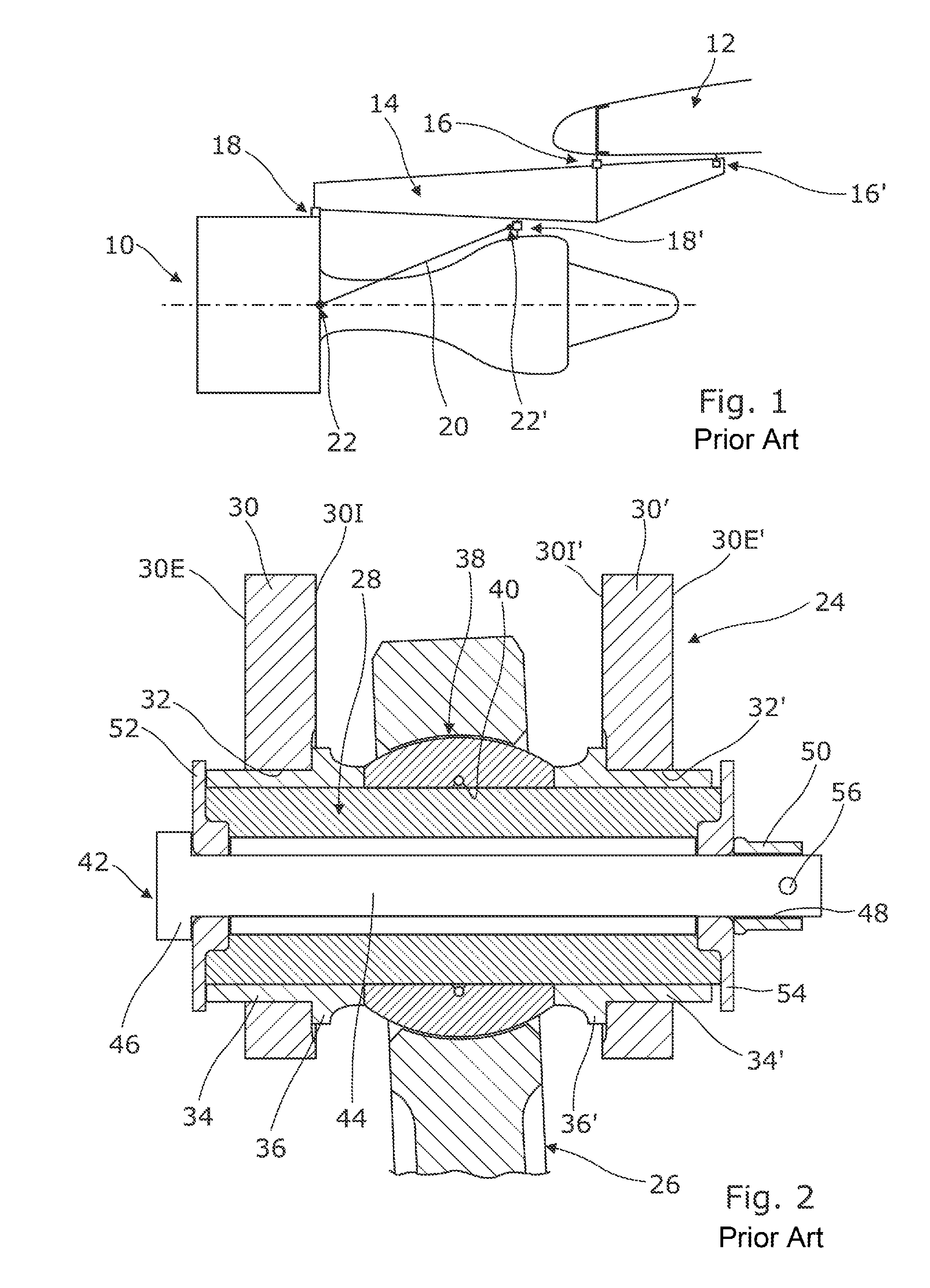 Assembly comprising an articulation spindle supported by a clevis and immobilized in translation by a blocking device integrating a double Anti-rotation system