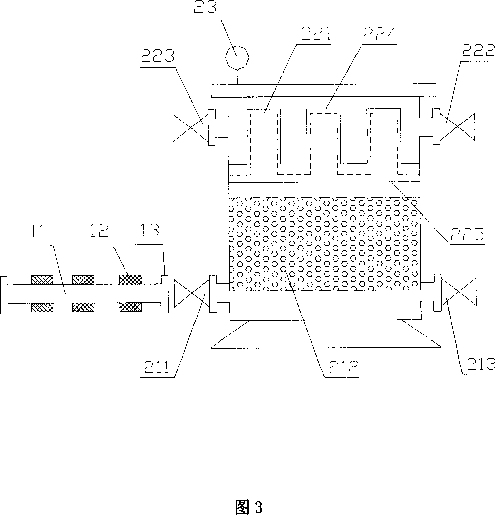 Waste water purifying method and its magnetic puddler integrated device