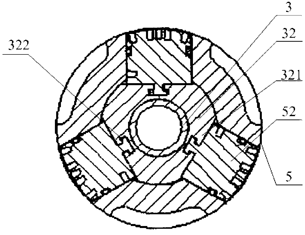 Variable-diameter stabilizer and variable-diameter stabilizer system