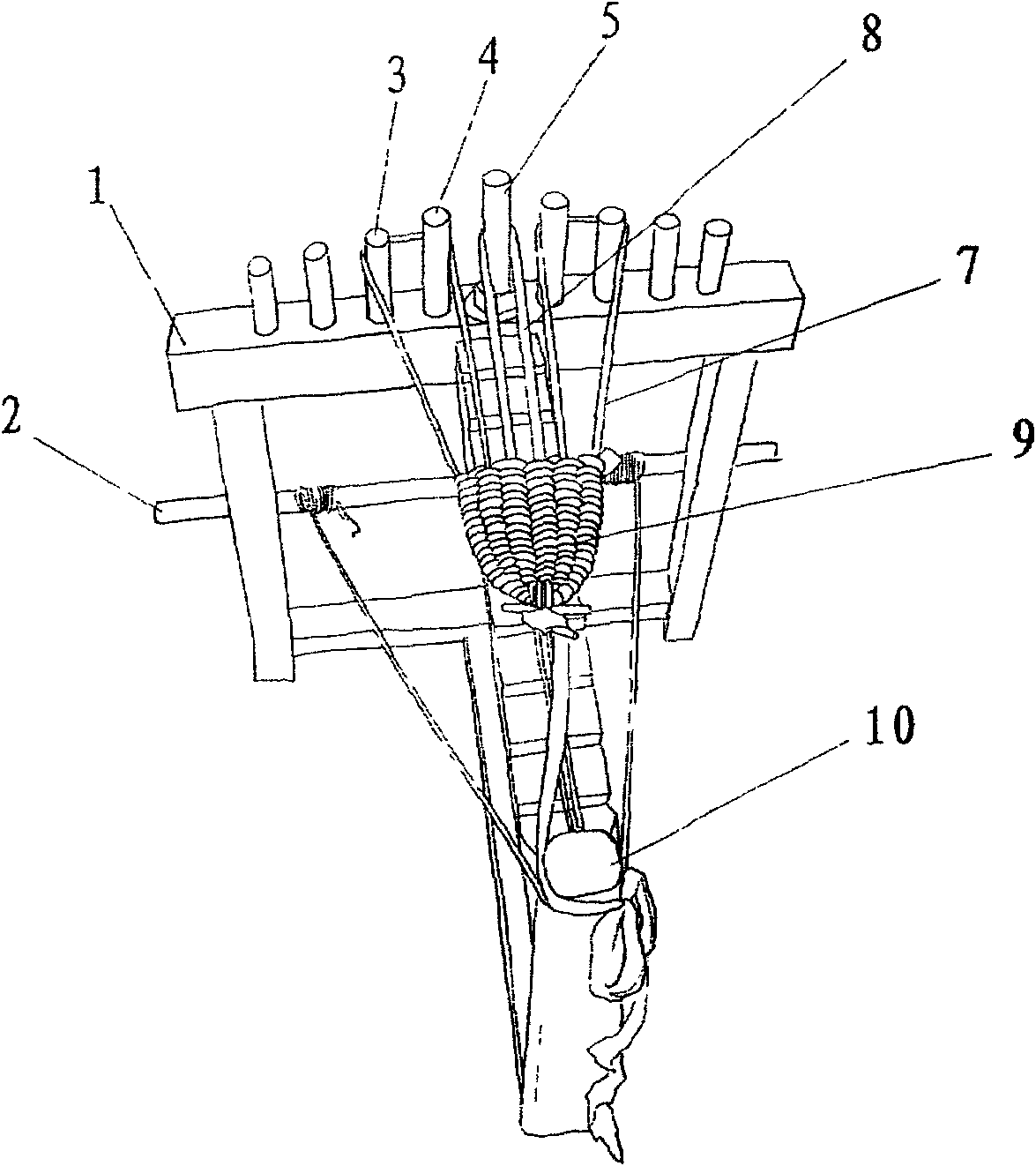 Manufacturing method of figured cloth slippers