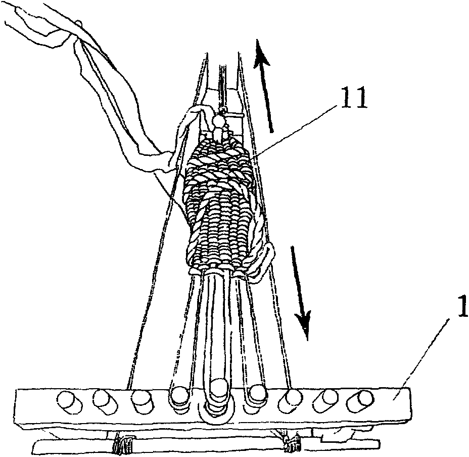 Manufacturing method of figured cloth slippers