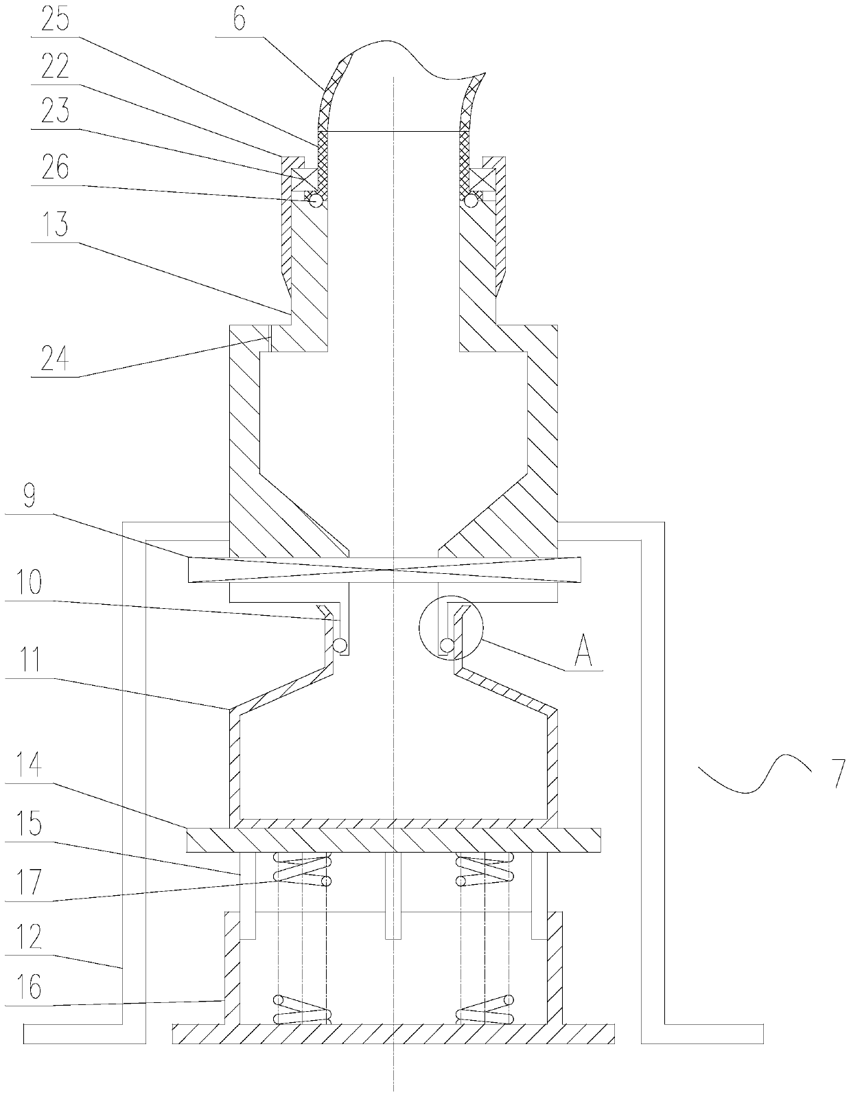 Powder feeding control and recovery device