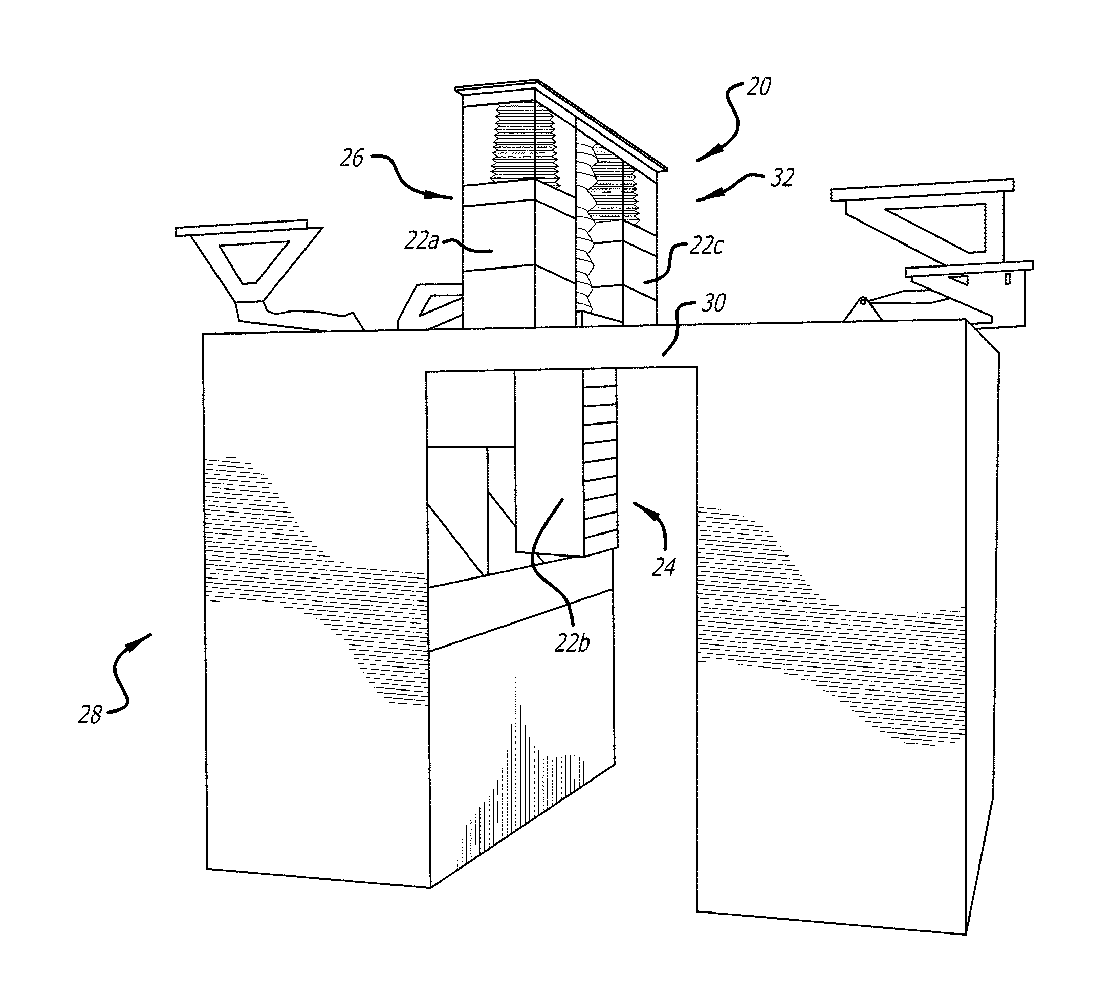 Vacuum powered lifting mechanism