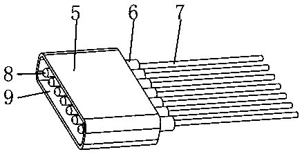 High-voltage wire plug connector for power industry