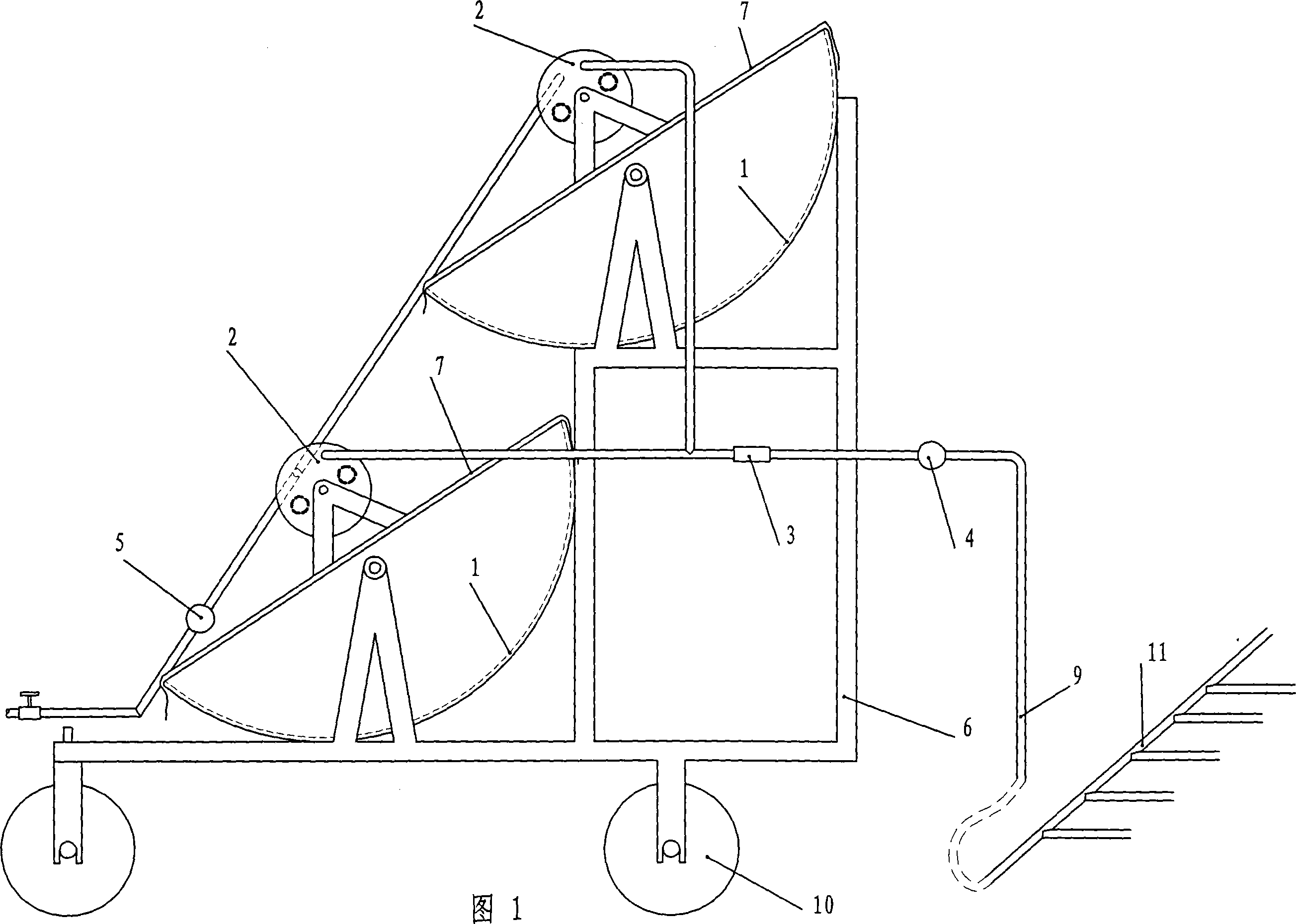 Solar steam apparatus for killing soil pests in garden