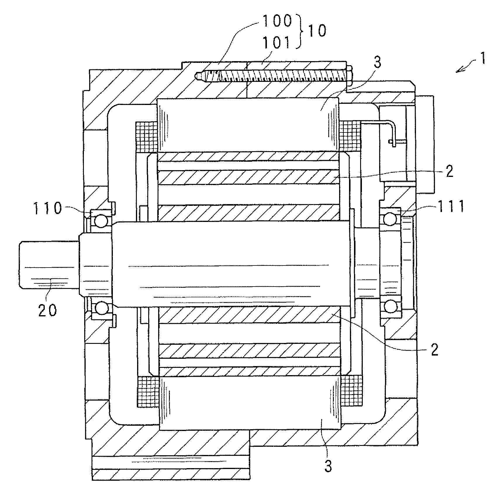 Stator of electric rotating machine