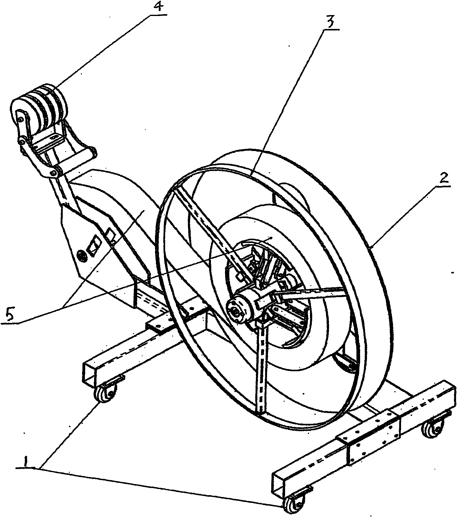 Uncoiler for spiral duct molding machine