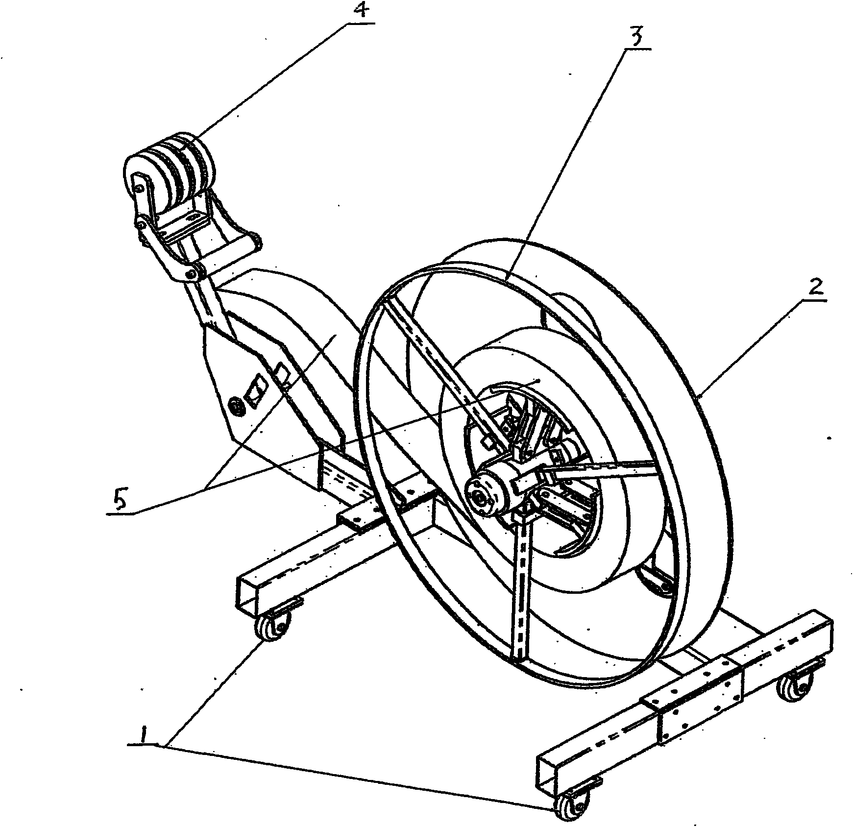 Uncoiler for spiral duct molding machine