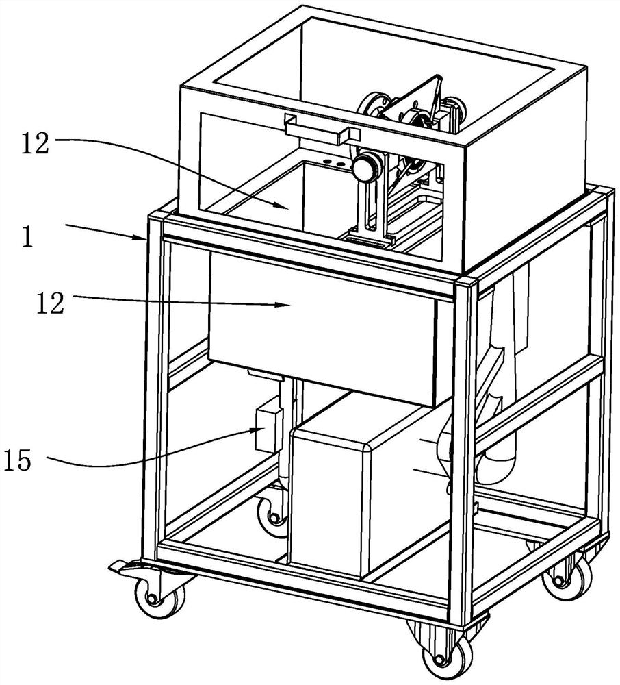 Hub bearing high-pressure washing sealing performance detection equipment