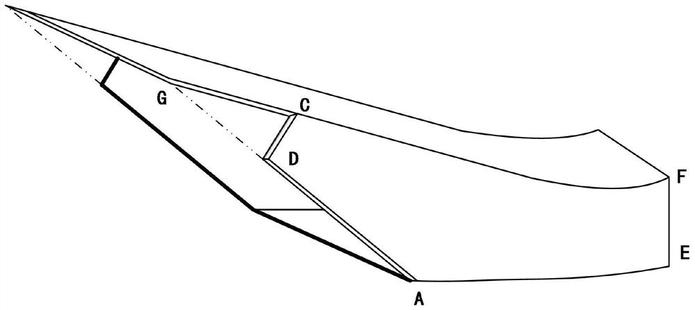 Sweepforward front edge type side plate structure matched with binary supersonic air inlet channel