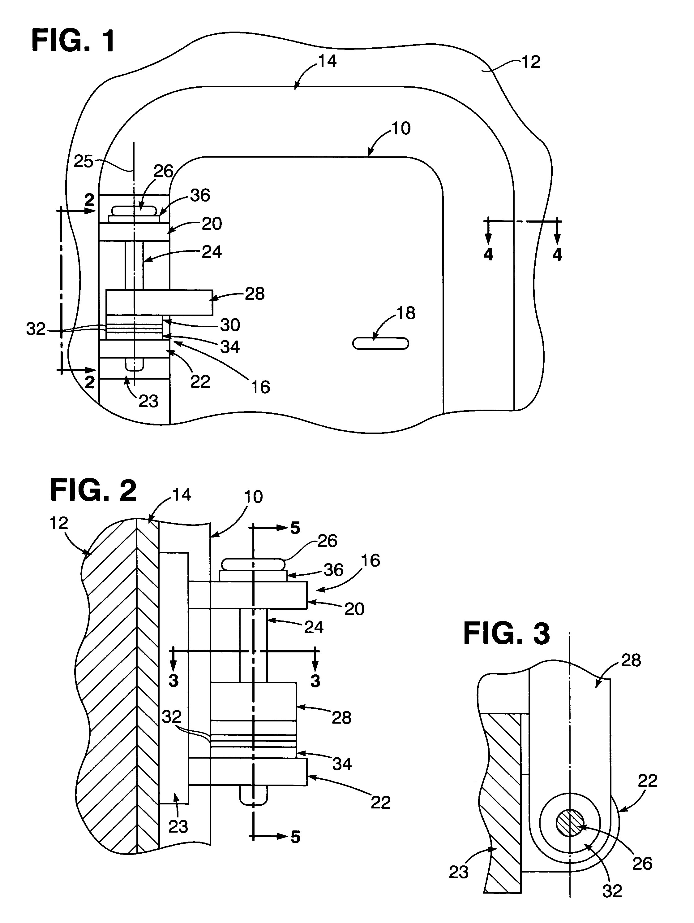 Watertight door hinge support