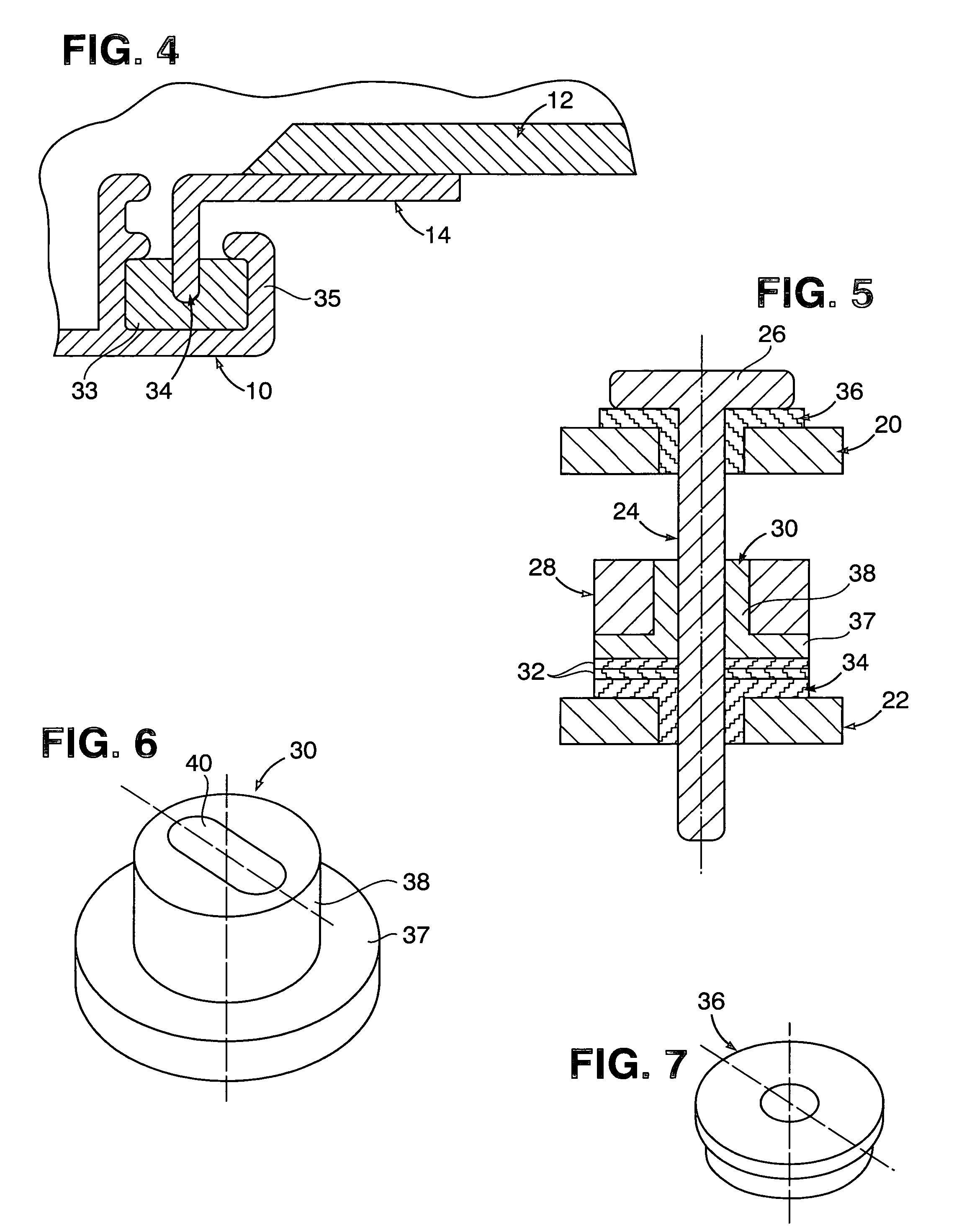 Watertight door hinge support