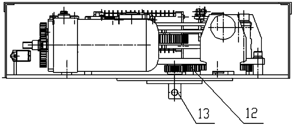 High-power single-motor three-position operating mechanism