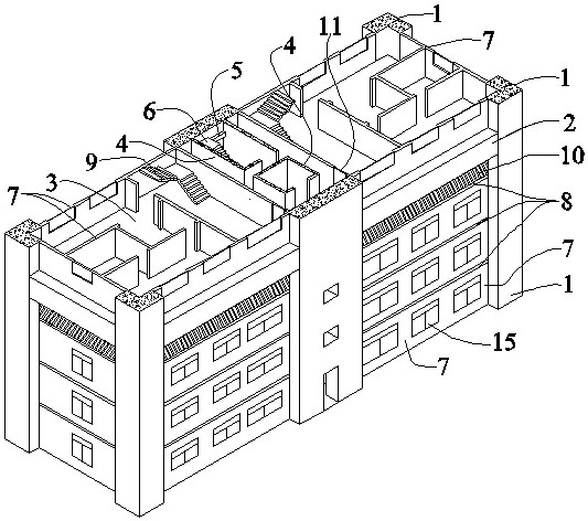 Partially-assembled sound insulation house and construction method