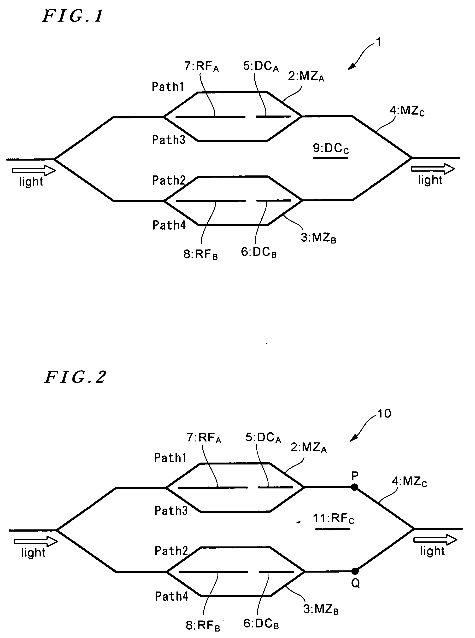 Optical frequency shift keying modulator