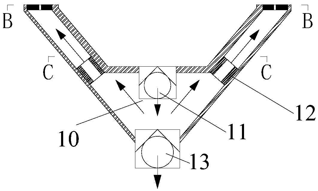 Double-layered cavity inner fiber web reinforced grouting full-length reinforced freezing pipe and construction method thereof