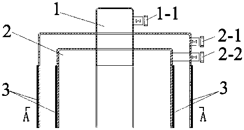 Double-layered cavity inner fiber web reinforced grouting full-length reinforced freezing pipe and construction method thereof