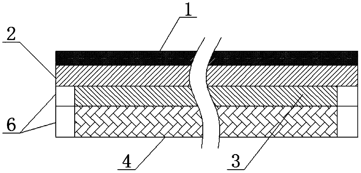 Composite floor for floor heating and mounting method of composite floor