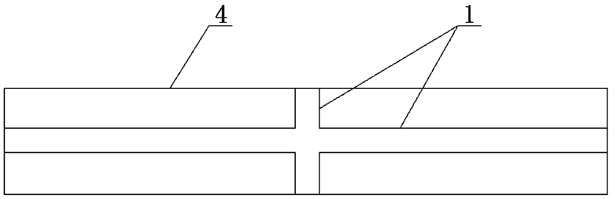 Composite floor for floor heating and mounting method of composite floor