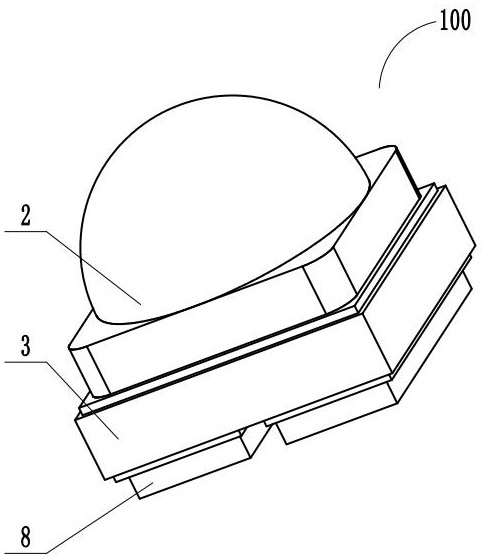 Ultraviolet device packaging structure and manufacturing method