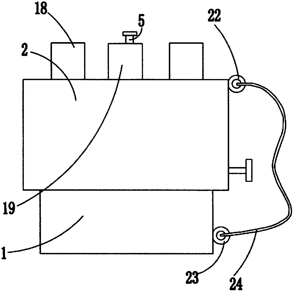 Explosion-proof device of vacuum heat insulation container