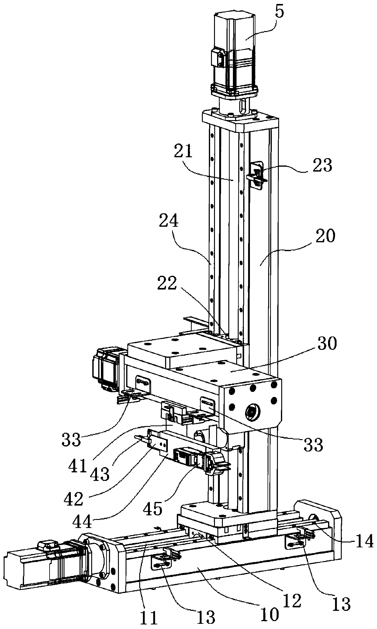 Manipulator device capable of freely grabbing slide