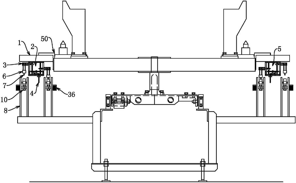 Trolley inspection and maintenance device