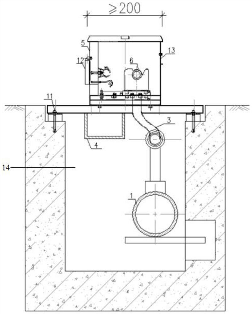 Water feeding hose fixing structure of passenger train