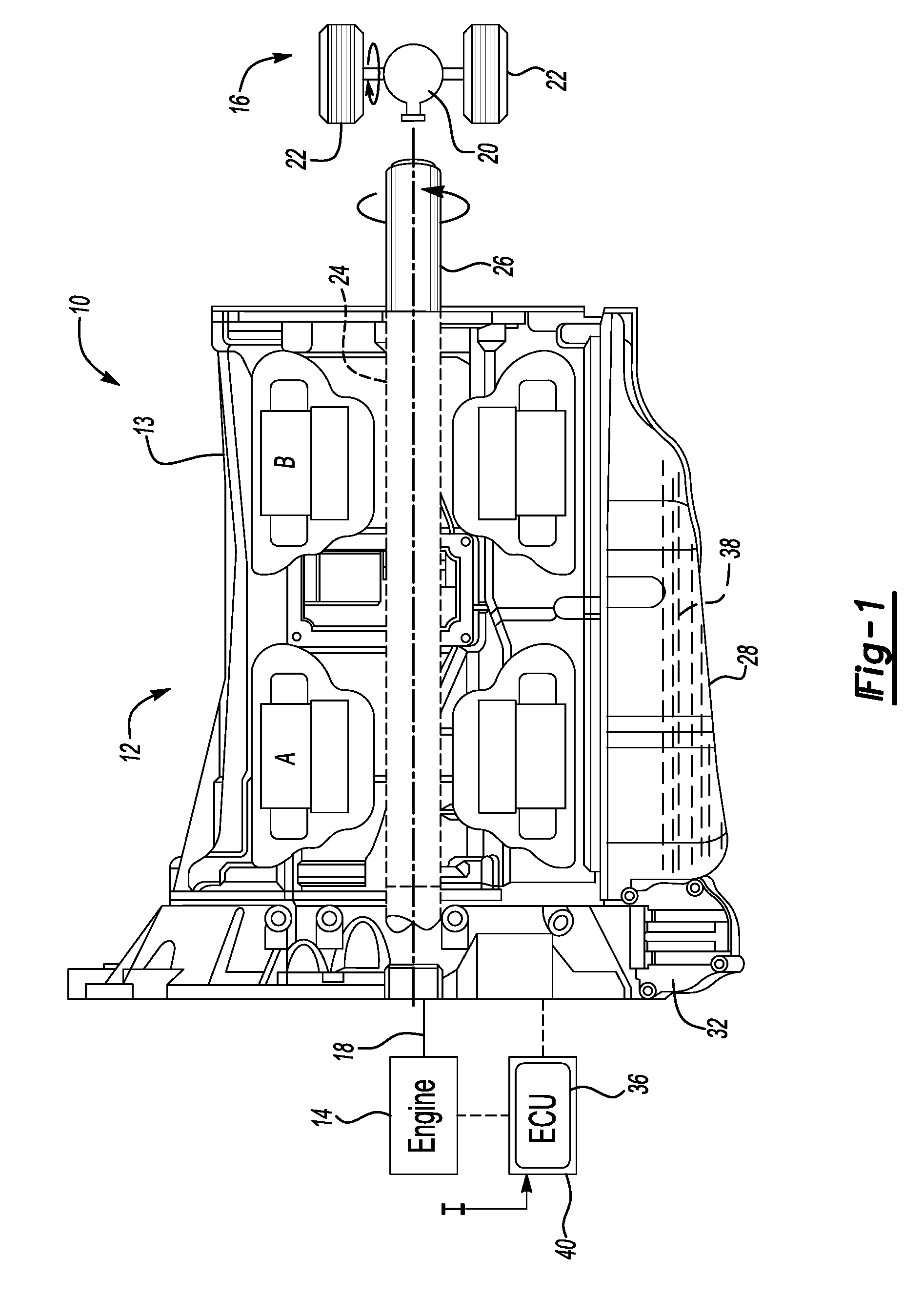 Hydraulic clutch control mechanism for a multi-mode hybrid transmission