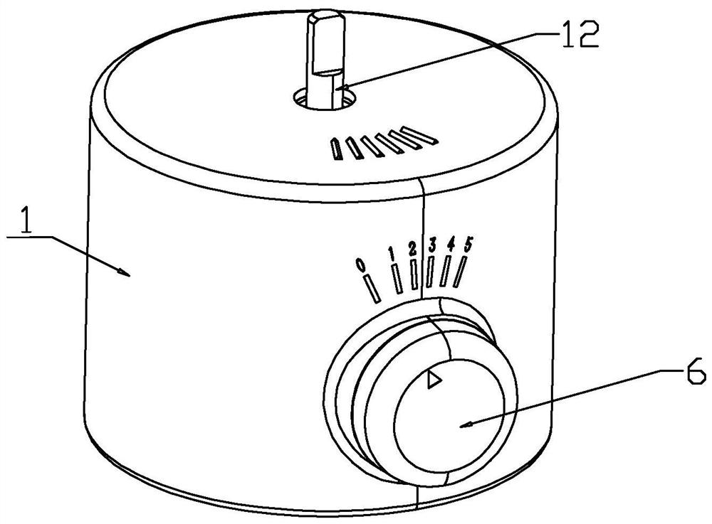 Motor driving device and swing device thereof