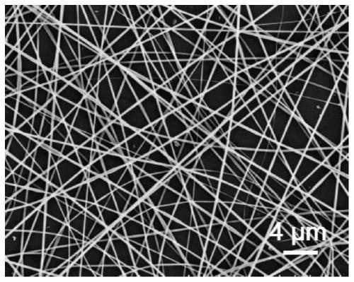 Fluorescent nanofiber film for detecting tnt and its preparation method and application