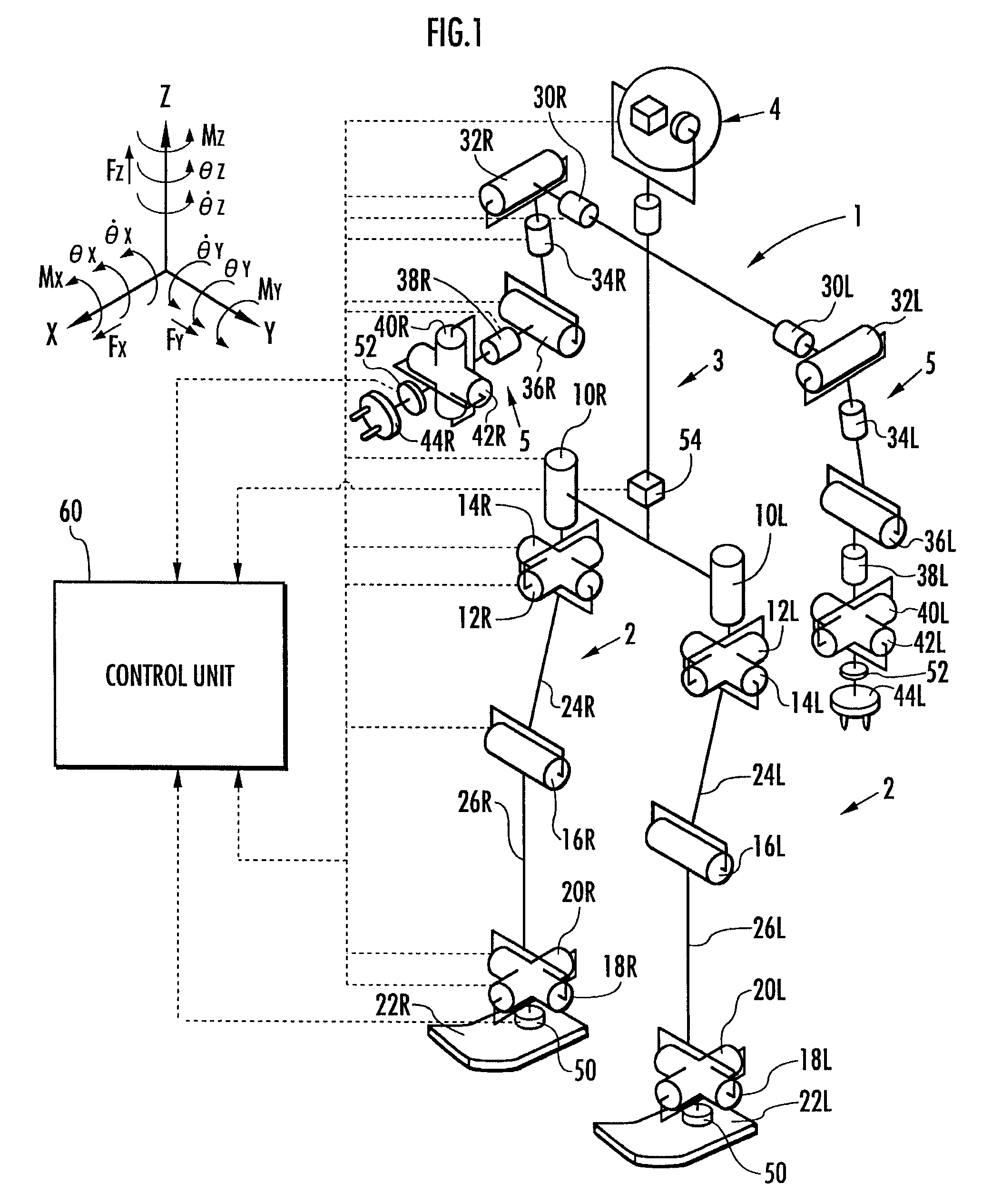 Gait generator of legged mobile robot