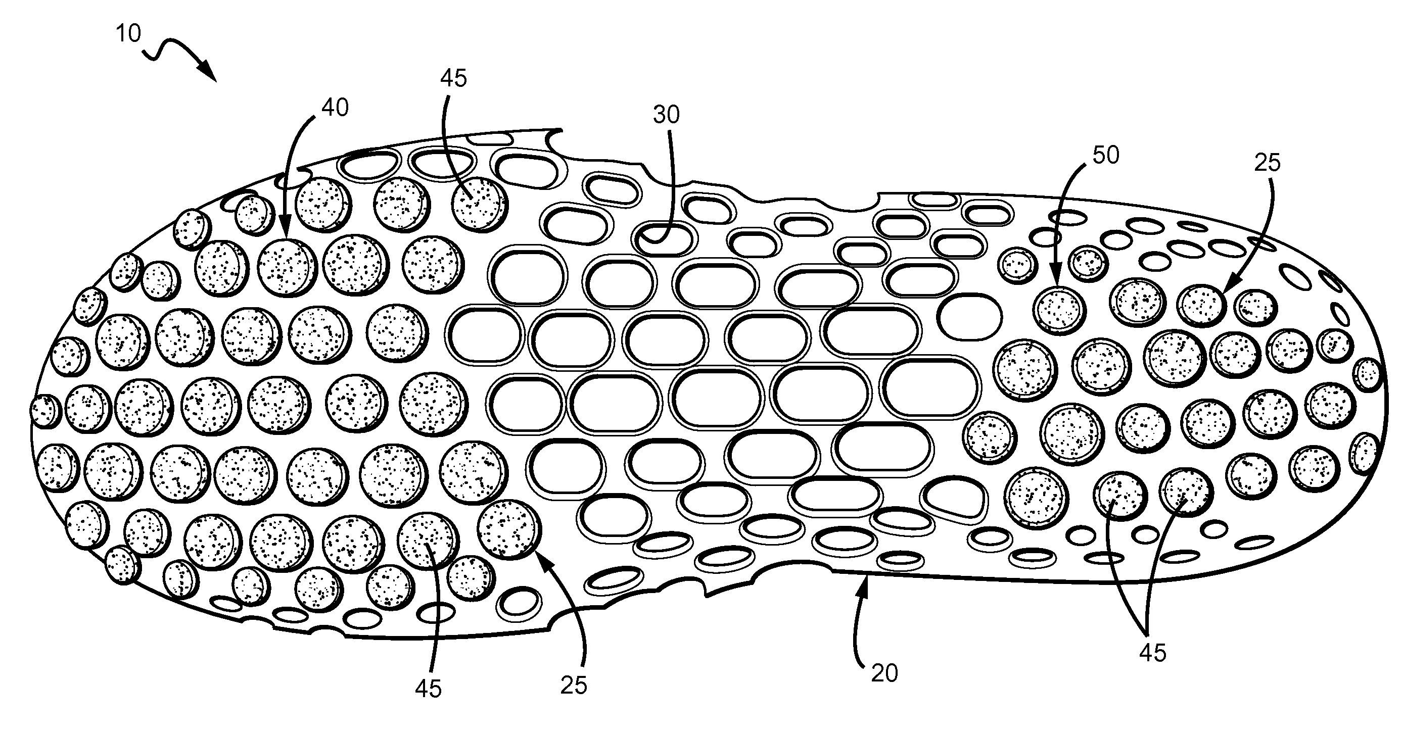 Elastic Overshoe with Sandwiched Sole Pads