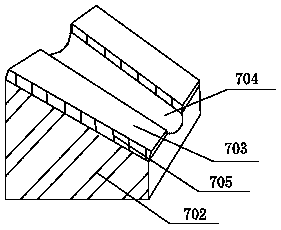 Automatic locking device for vertical shaft explosion-proof cover inverted ventilation