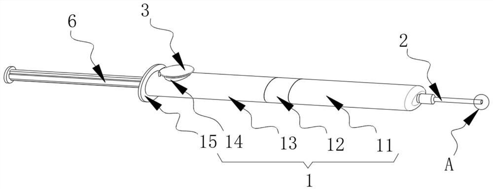 Oral medicine injector applied to feeding through nasogastric tube