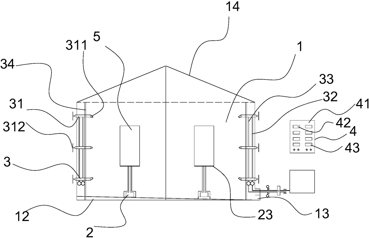 Device capable of adjusting saturation degree of soil sample and application method of device