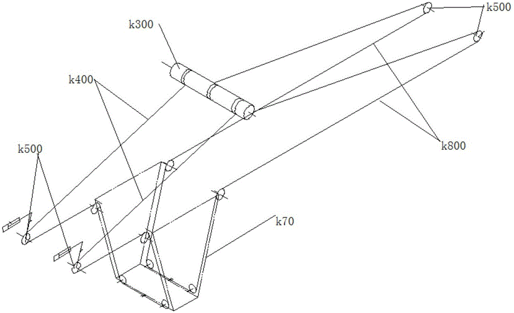 Double-trolley drive mechanism used for traversing type double-trolley quay crane