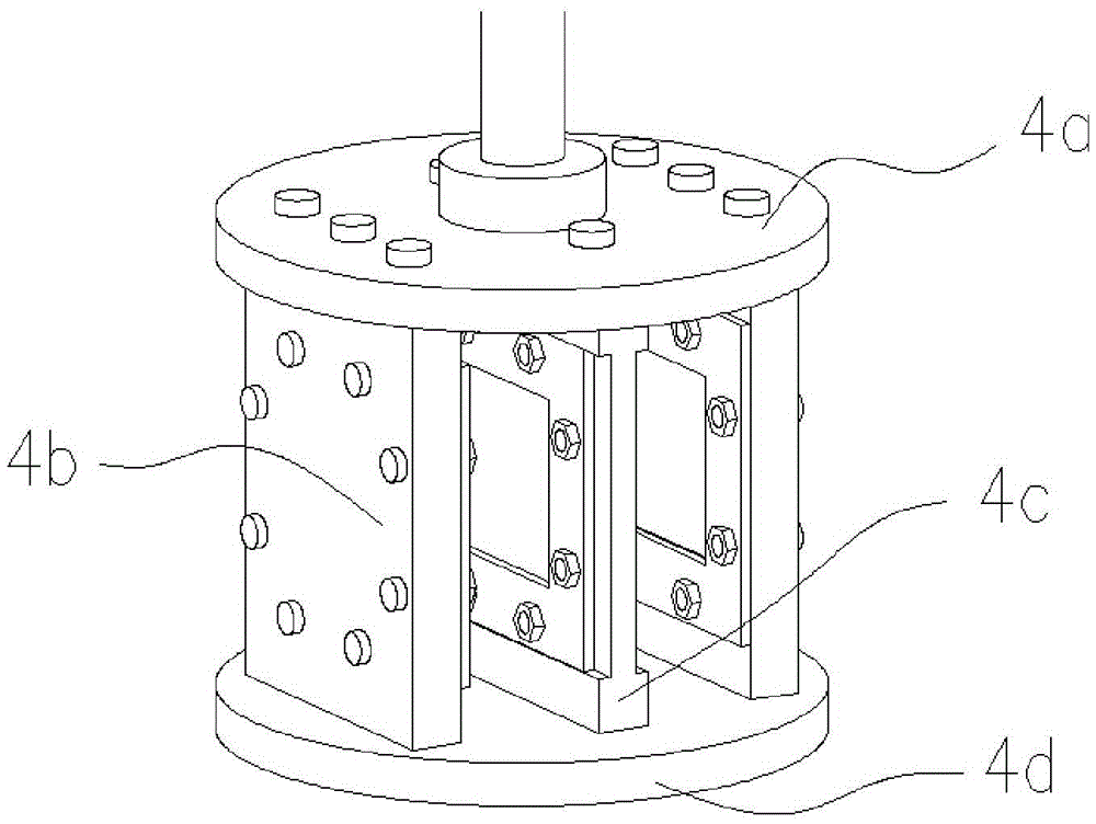 Micro electroforming device with double cathodes vertically rotating