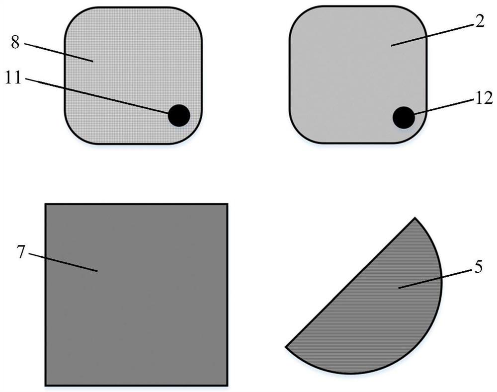 Detection device for escaping charged particle flow outside cutting area