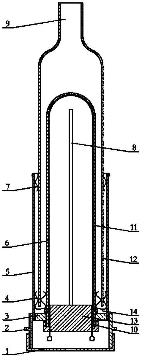 Safe electric heater provided with insulating sleeve for scale inhibition of heat exchange surface through guide circulation electric insulating