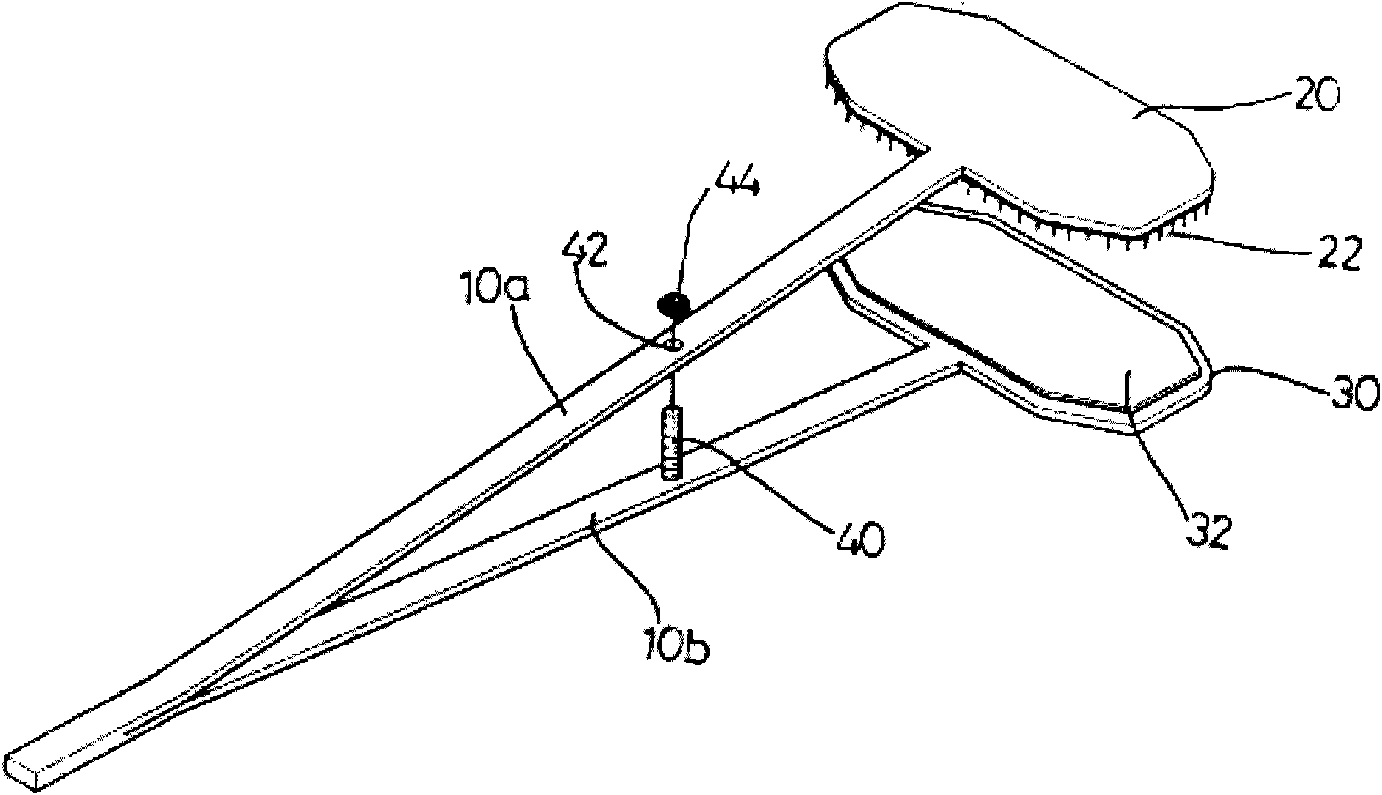 Forceps for lid-folding operation