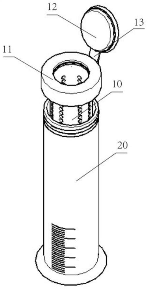 Portable sandy soil classification and identification device