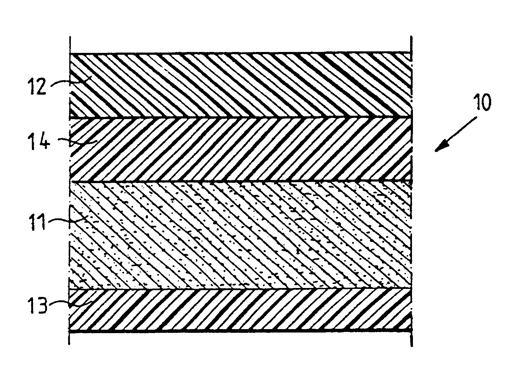 Laminated packaging material, a method of producing the same, as well as packaging containers