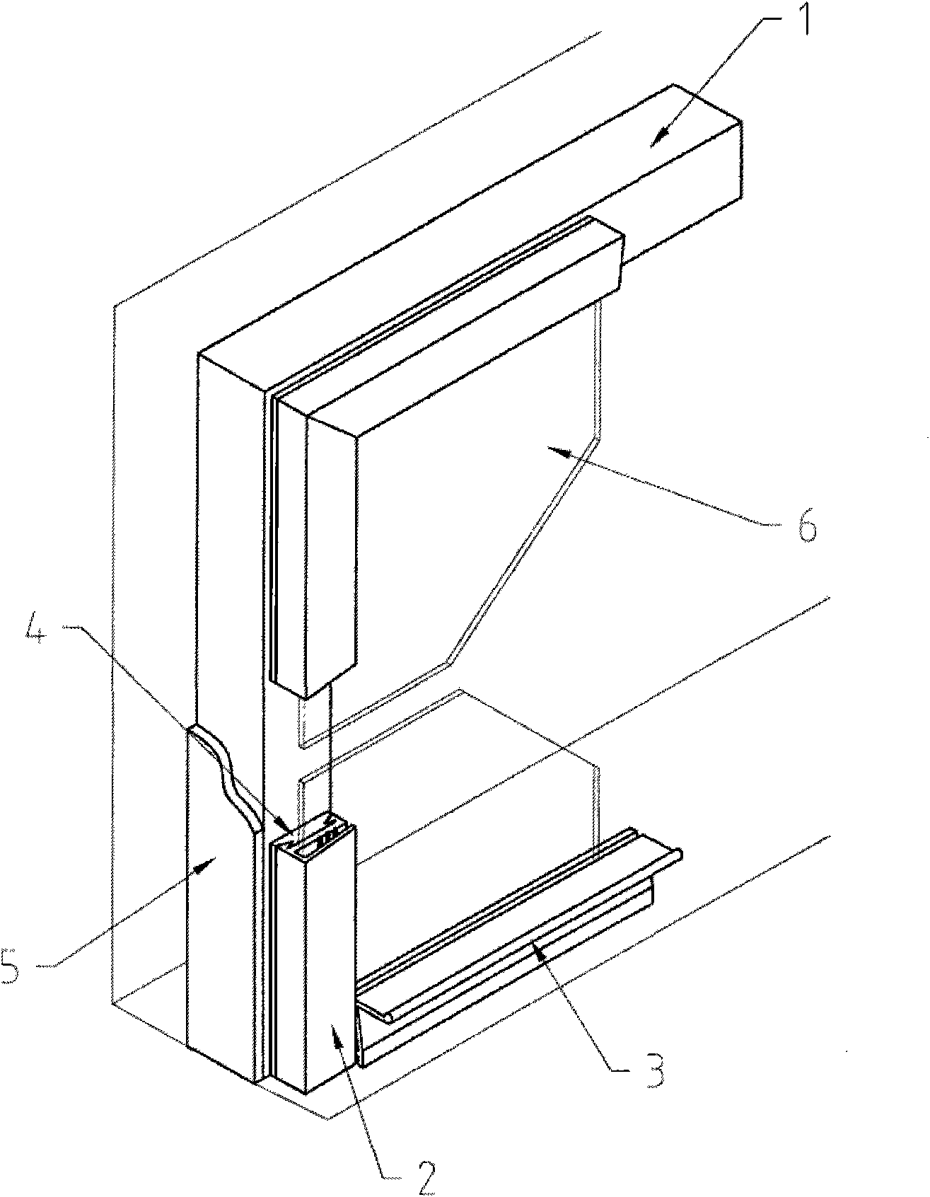 Magnetic energy saving and sound insulation window