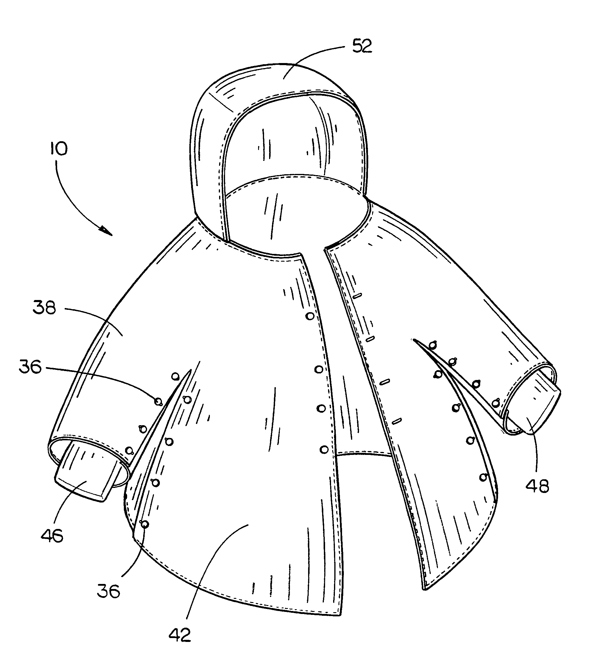 Child's cape coat