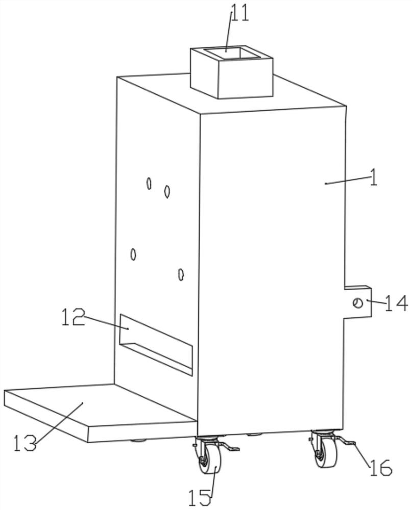 Industrial metal waste crushing and grinding device